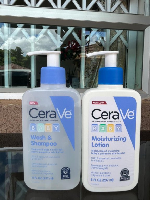 CeraVe baby shampoo & lotion