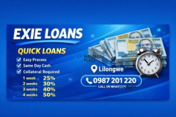 Loans for sale in Area 23, Lilongwe, Malawi