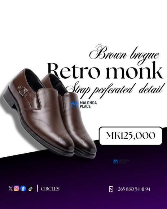 Brown descent shoe