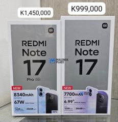 Redmi Note 17 & 17 Pro 5G for sale in Area 3, Lilongwe, Malawi