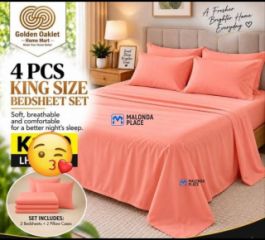 4PCS KING SIZE BEDSHEET SET for sale in Mpemba, Blantyre, Malawi