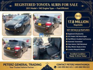 Register Toyota Auris