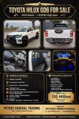 REGISTER TOYOTA HILUX GD6