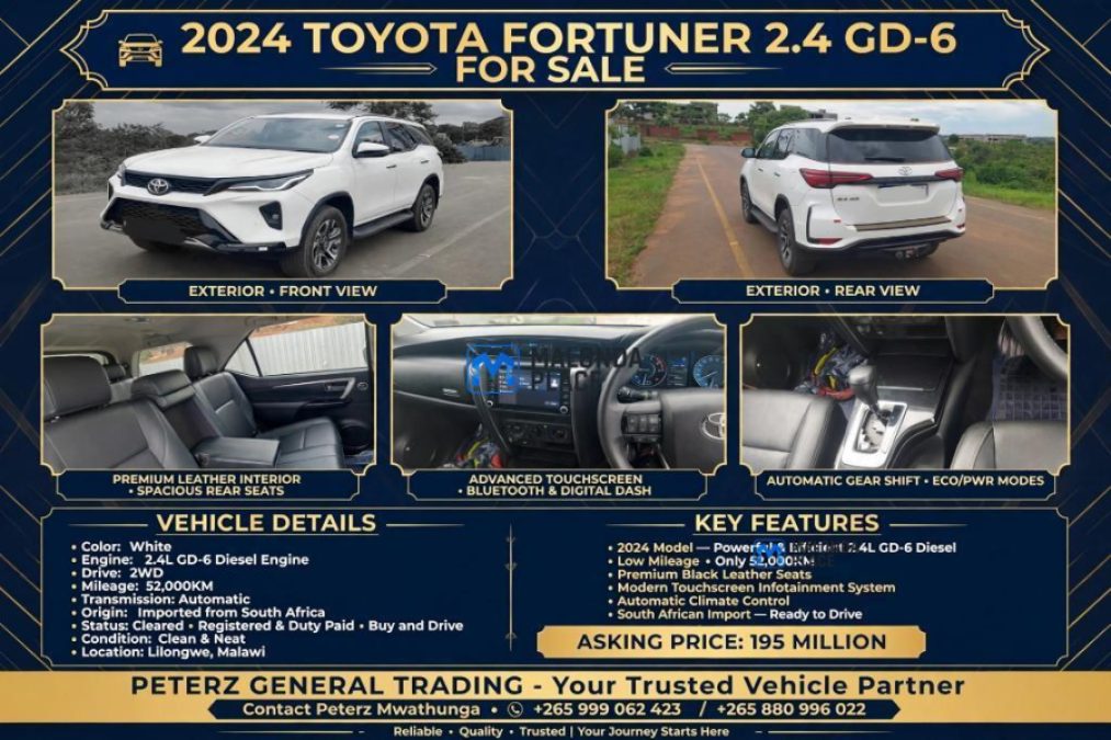 TOYOTA FORTUNER GD6