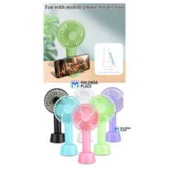 Fan with mobile phone holder base min fans - Buy in Malawi