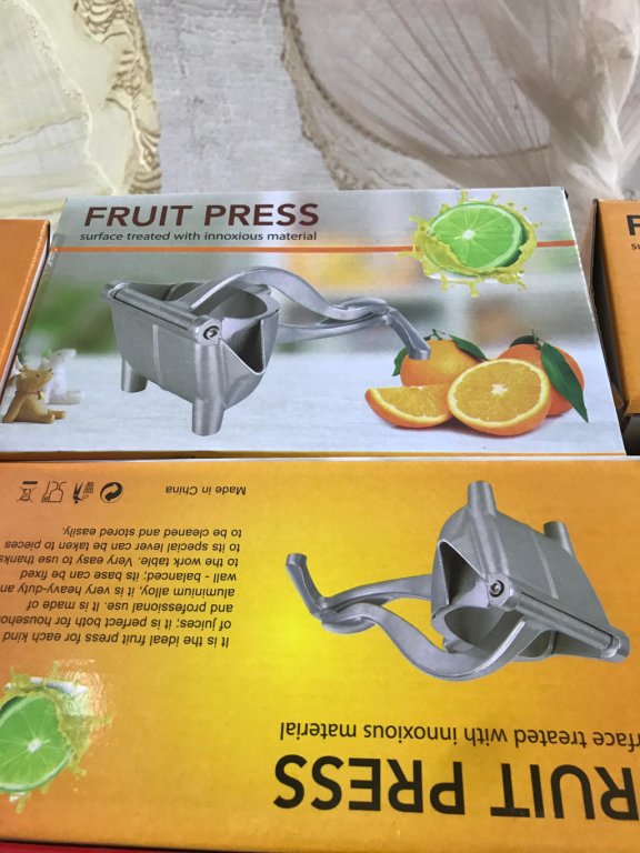 Fruit press