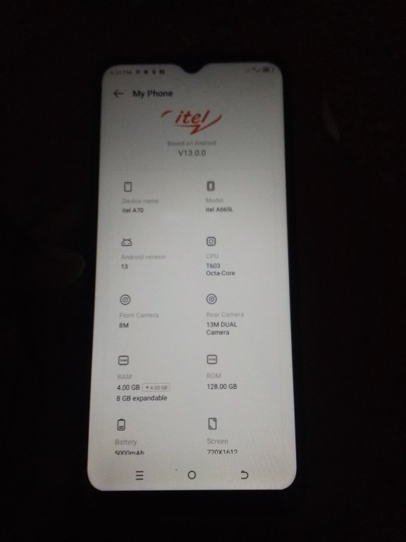 Itel A70