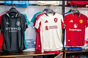 fun version and player version jersey for sale in Near kafoteka filling station, Lilongwe, Malawi