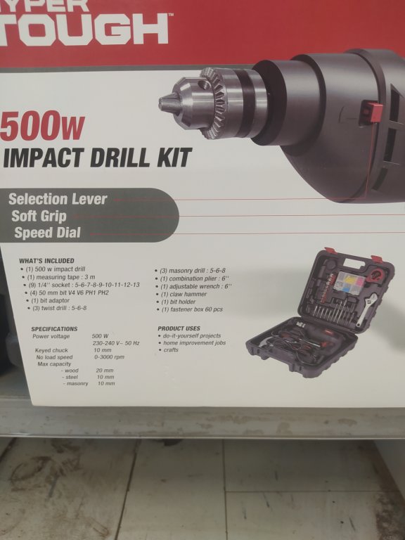 Impact drill kit