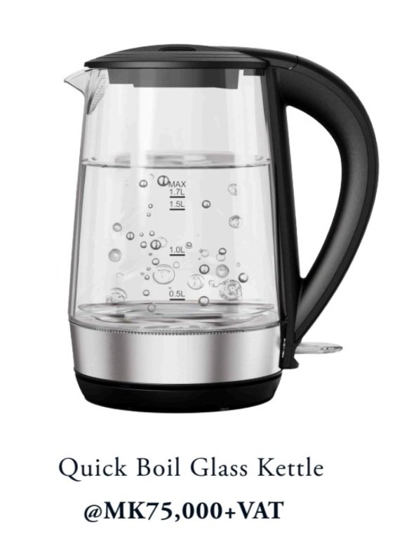 Quick Boil Glass Kettle