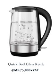 Quick Boil Glass Kettle for sale in Blantyre Market, Blantyre, Malawi