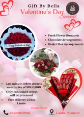 Valentine's Day Flowers Arrangements - For Sale in Blantyre