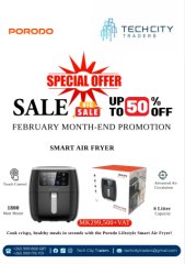 Porodo Smart Air Fryer for sale in Blantyre Market, Blantyre, Malawi