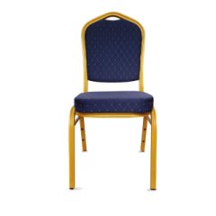 Banqueting Chairs - (Blue Fabric - Gold Steel Frame) for sale in A3, Lilongwe, Malawi