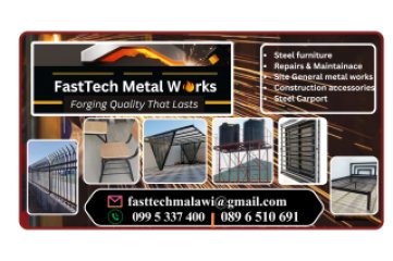 Welding & Steel fabrication services for sale in Lilongwe, Malawi