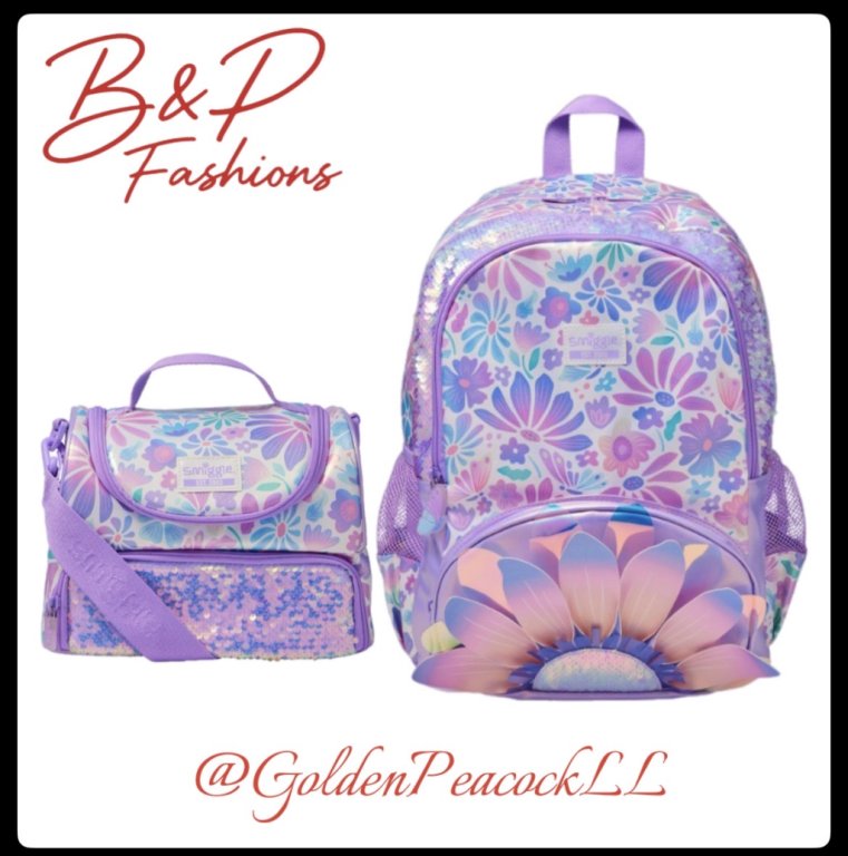 Bloom Classic Backpack & Lunch bag