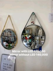 Mirror with LED 170,000 Mirror without LED 140,000 - Buy in Malawi