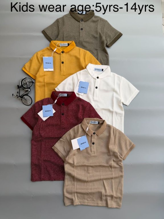 5 to 14 years golf shirts kids