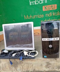 HP box and desktop set. - Buy in Malawi