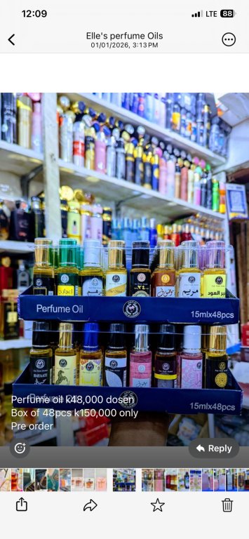 Perfume oils Box of 48