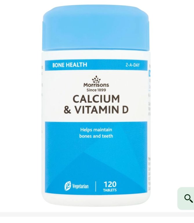 Morrisons Calcium And Vitamin D Available