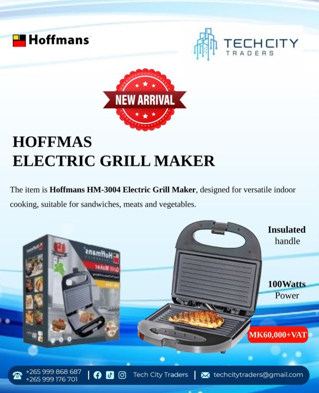 Hoffmans HM-3004 Electric Grill Maker