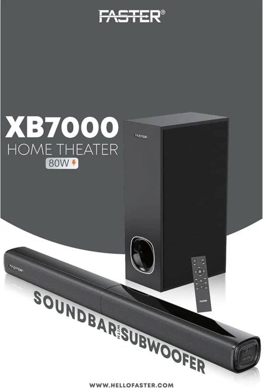 Faster sound bar