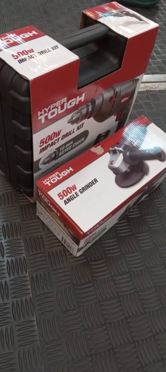 GRINDER AND DRILL MACHINE SET