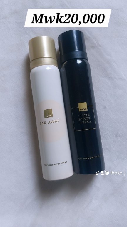 Avon body spray