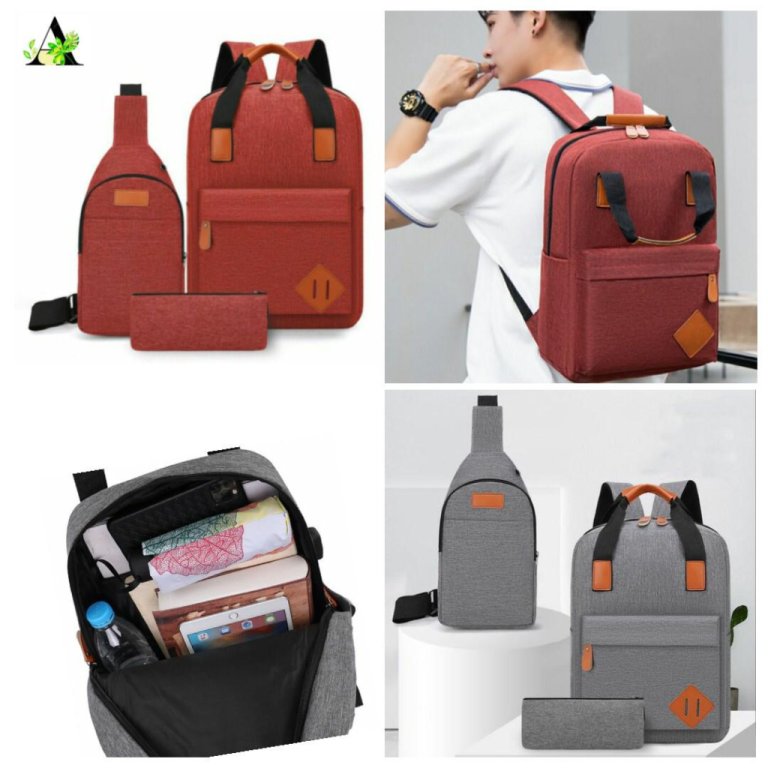 BACKPACKS(SET OF 3 )