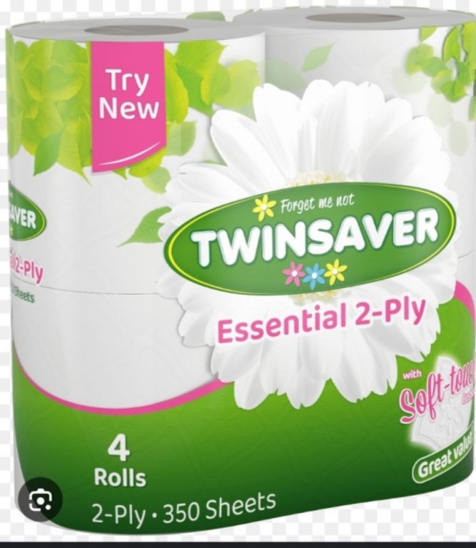 2-ply essential twinsaver toilet paper