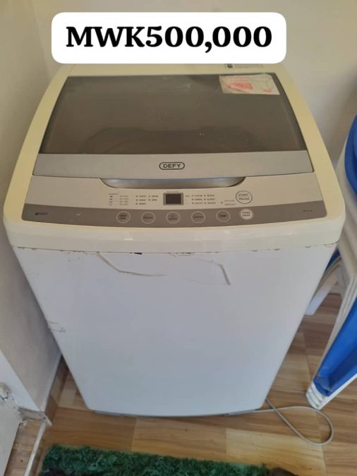 Defy 10 KG Washing machine Going at MWK 500,000 Call or Text 265881736901/265997093772 Chileka Blant