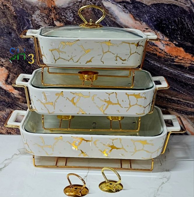 Celamic Shaffing Dishes 3pcs