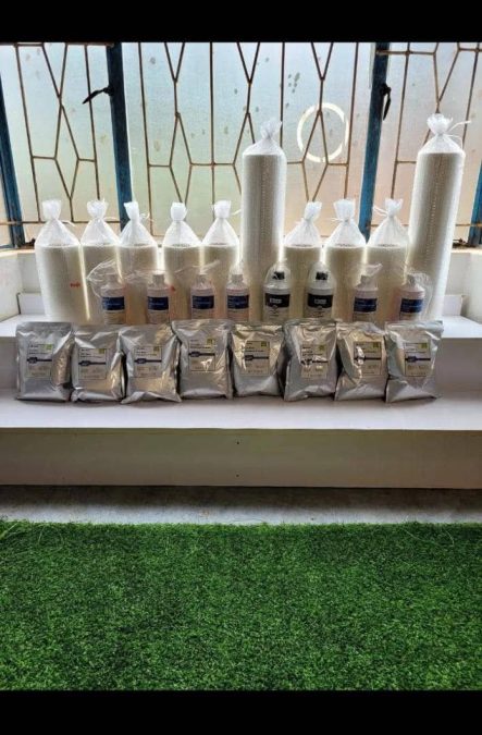 #dtfprinting DTF Printing Materials  1KG Powder - MWK180,000 EACH Water Cleansing Solutions 1Litre -