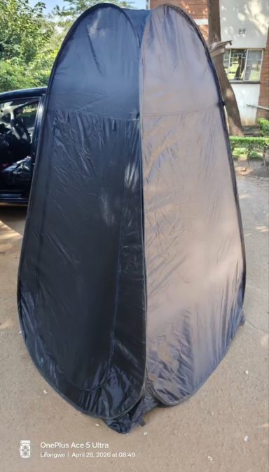 Portable outdoor changing room