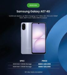 Samsung Galaxy A07 4G - Buy in Malawi