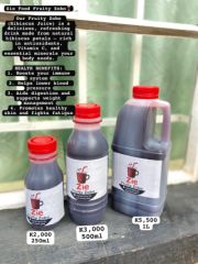 Zobo (Hibiscus Juice) for sale in Kanjedza, near Assemblies of God, Blantyre, Malawi