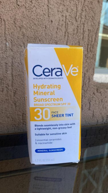 CeraVe hydrating Mineral  Sunscreen