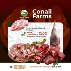 Fresh quality pork - For Sale in Lilongwe