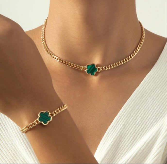 Set of Necklace and Bracelet