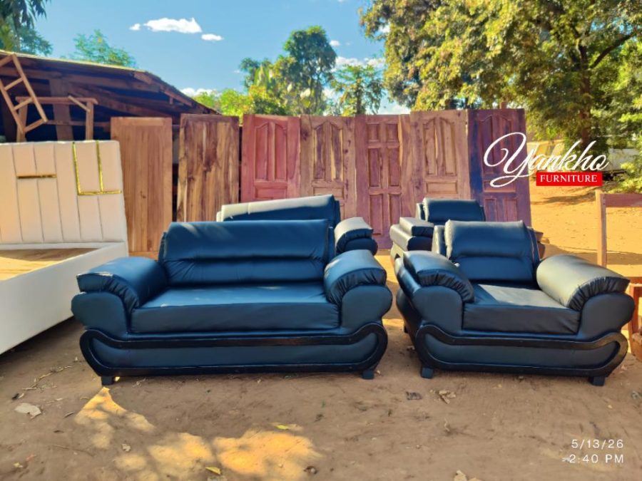 Elegant leather sofa