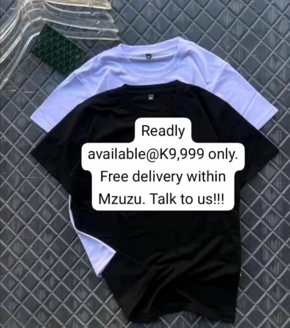 Plain white and black t-shirts