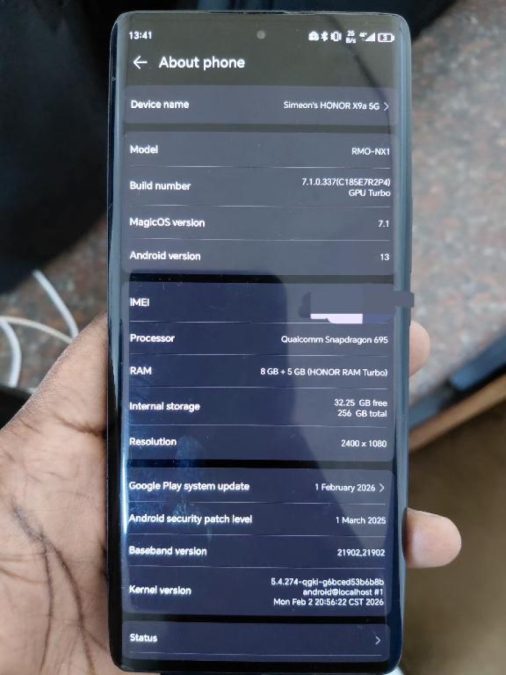 Honor X9a 5G - Fairly Used