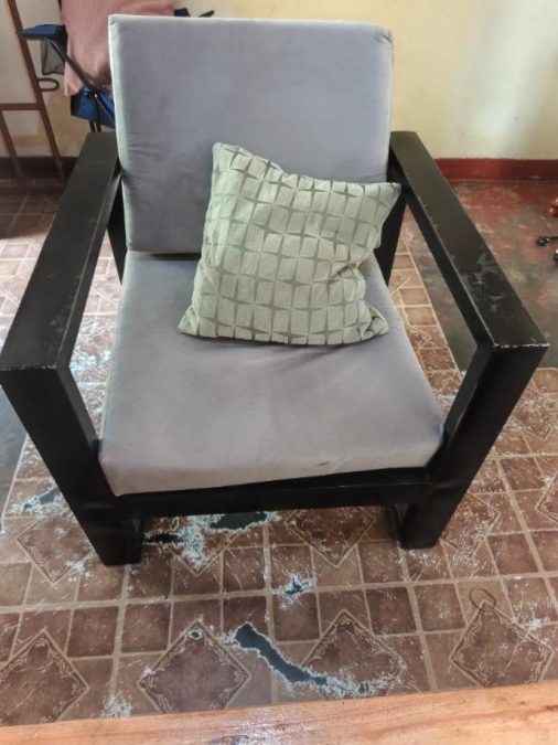 Sofa set, and the table