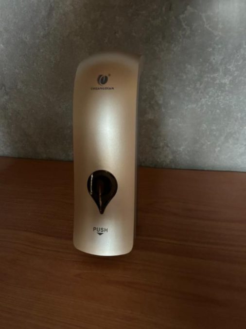 Decdeal 300ml Manual Soap Dispenser (Champagne Gold)