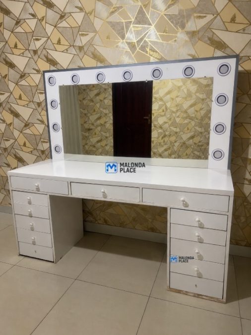 large custom makeup vanity/dressing table