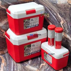 Pcs Cooler Box set, 15 Litres, 8 Litres, 3.6 Litres, 2 Small bottles n Ice Tray for sale in Mpemba, Blantyre, Malawi