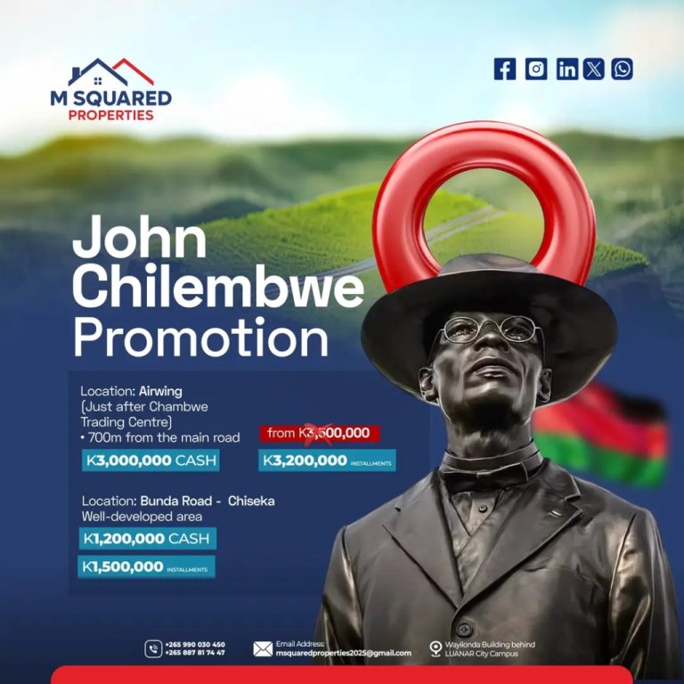 JOHN CHILEMBWE PROMOTION