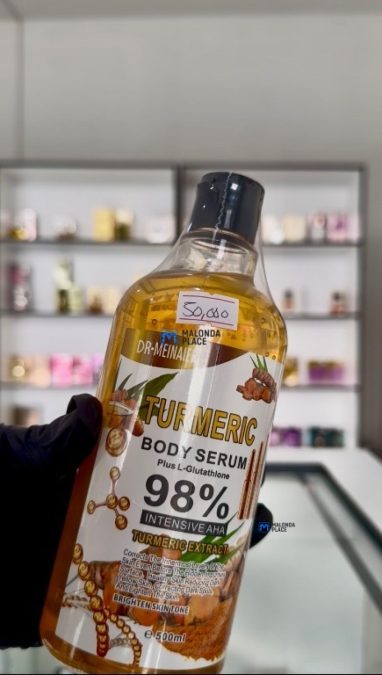 Tumeric Body Serum plus L-Glutathione 98% Intensive AHA 500ml