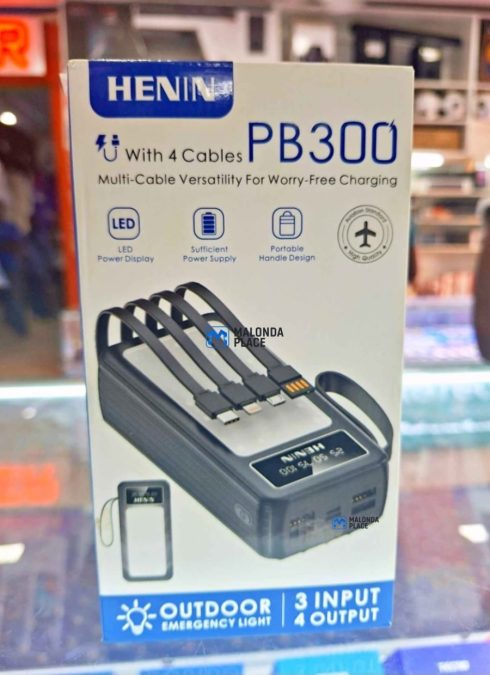 Henin Power Bank. 30,000mAh. Super fast charging. Long lasting